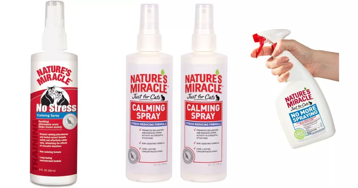 Nature's Miracle Calming Spray For Cats